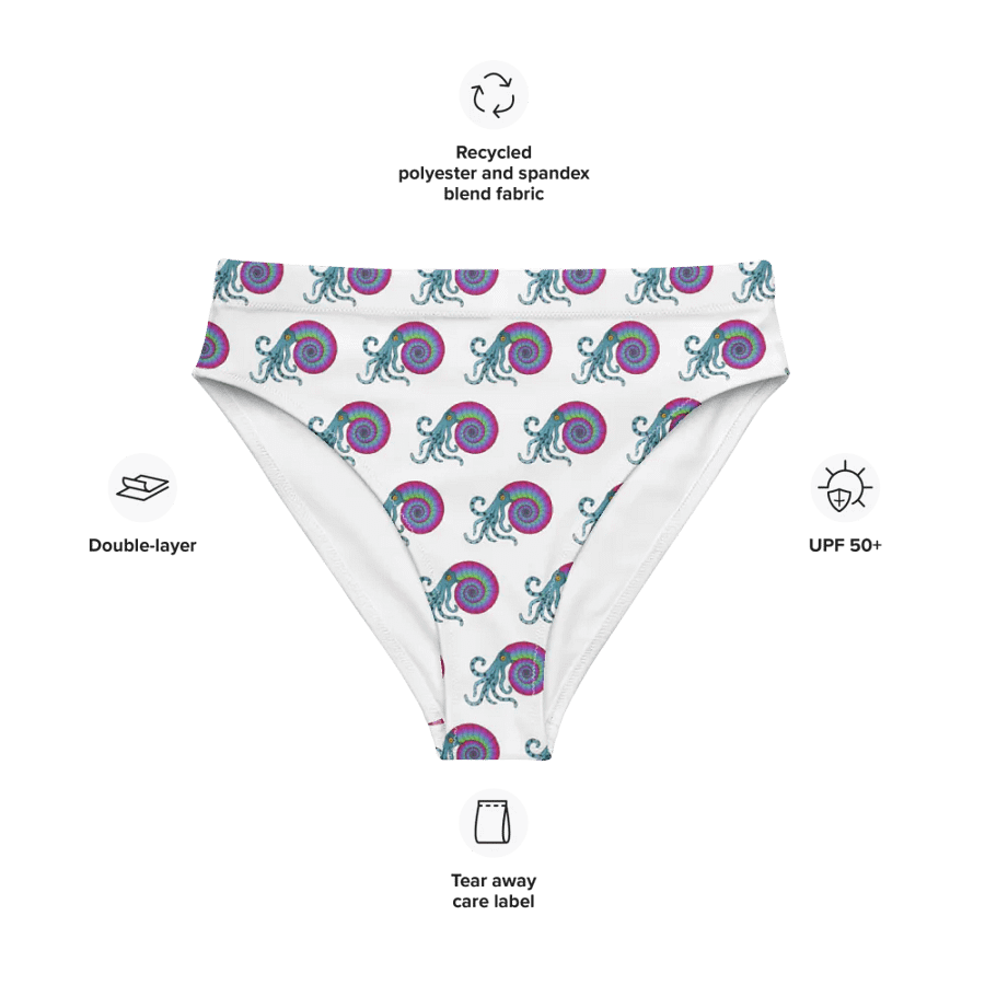 Ammonite High Waisted Bikini Bottom product image (11)