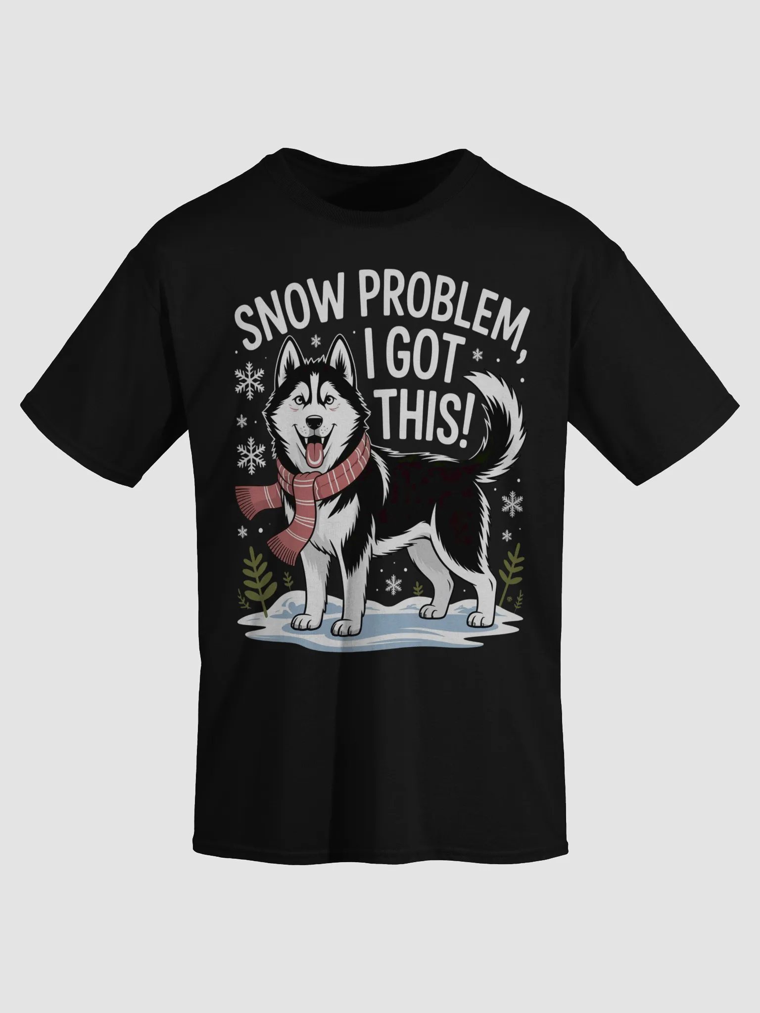 Snowy Husky Joy T-Shirt product image (23)