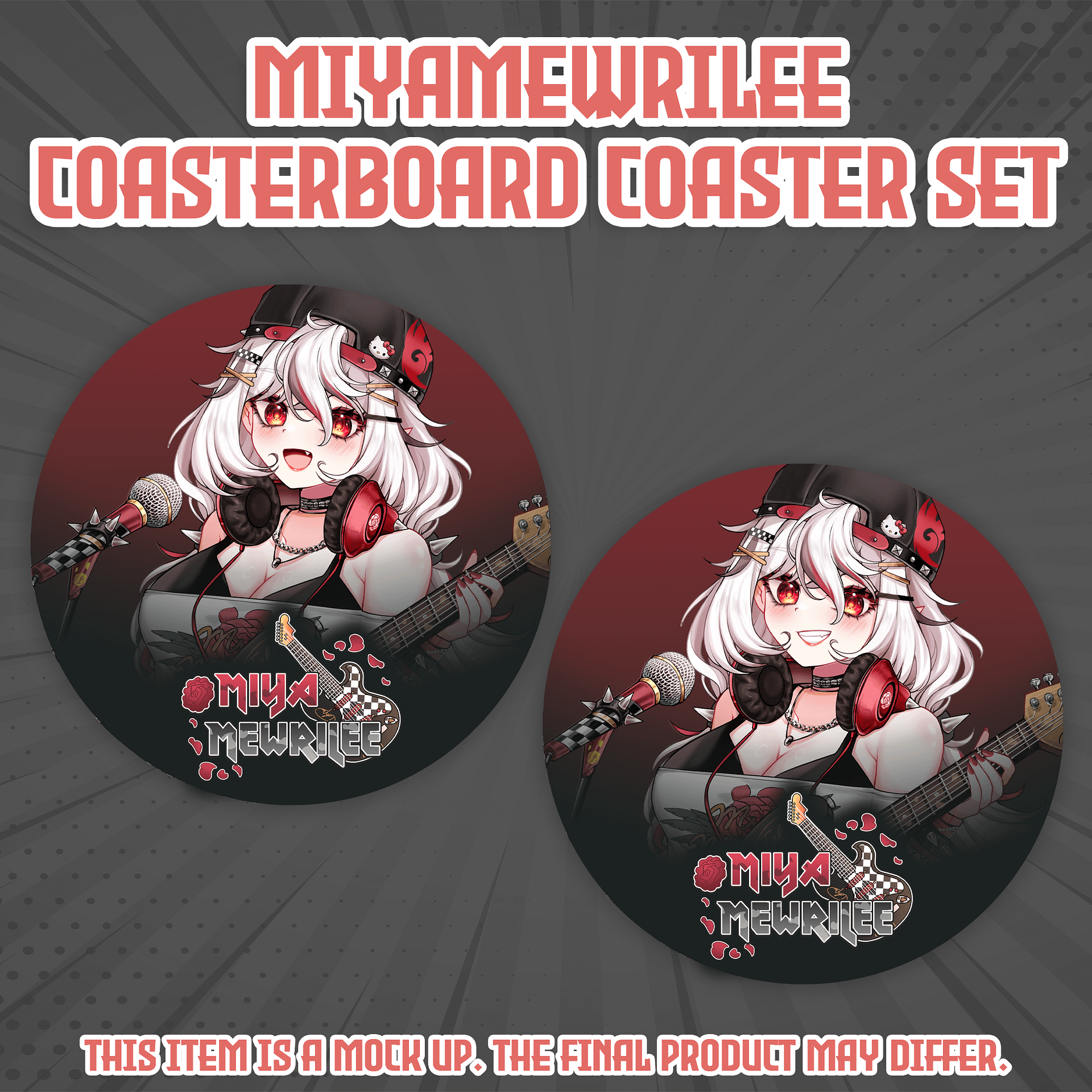 Miyamewrilee Coaster Set [PREORDER] product image (1)