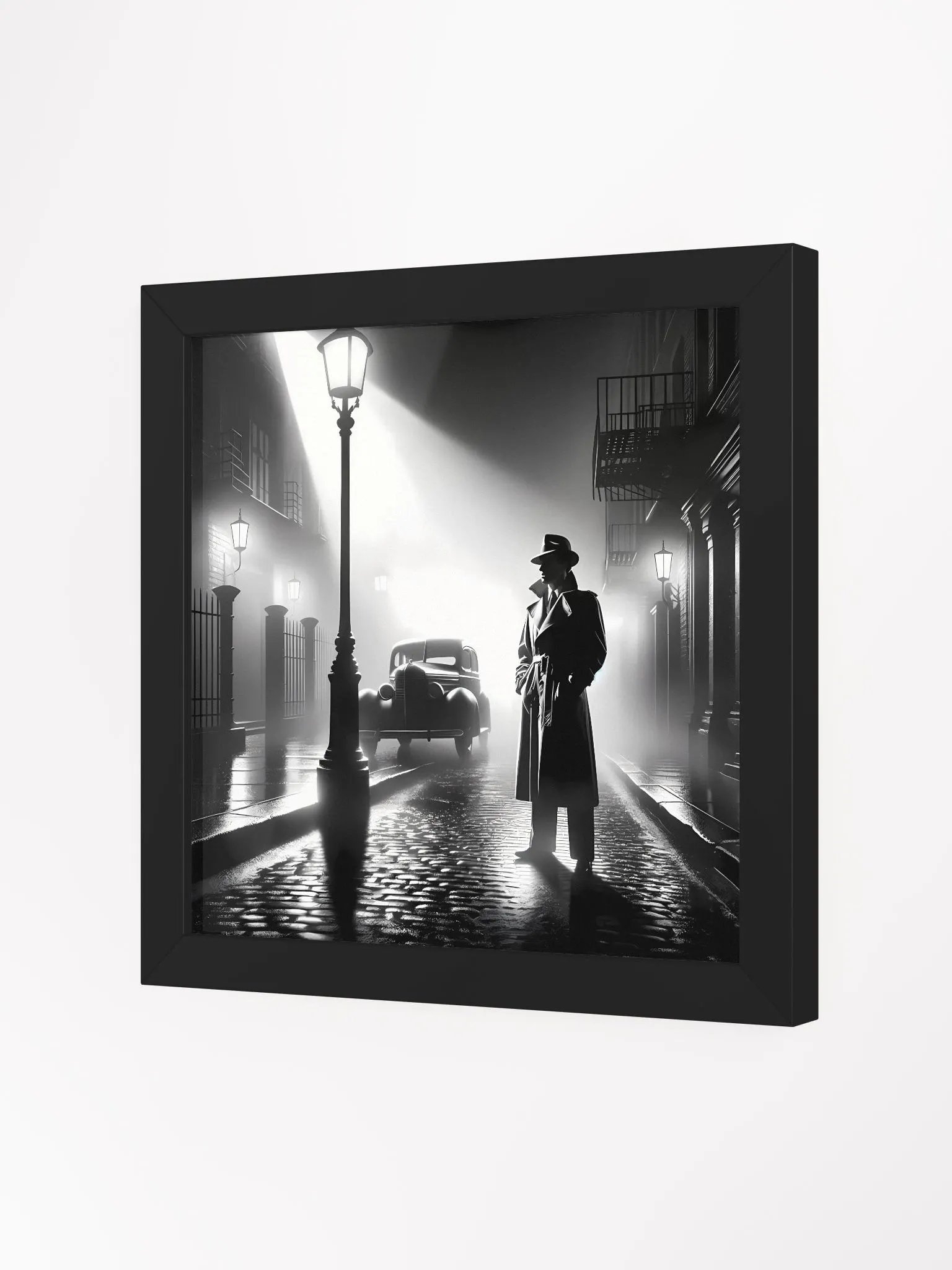 Noir Wall Art - Detective at Night product image (2)