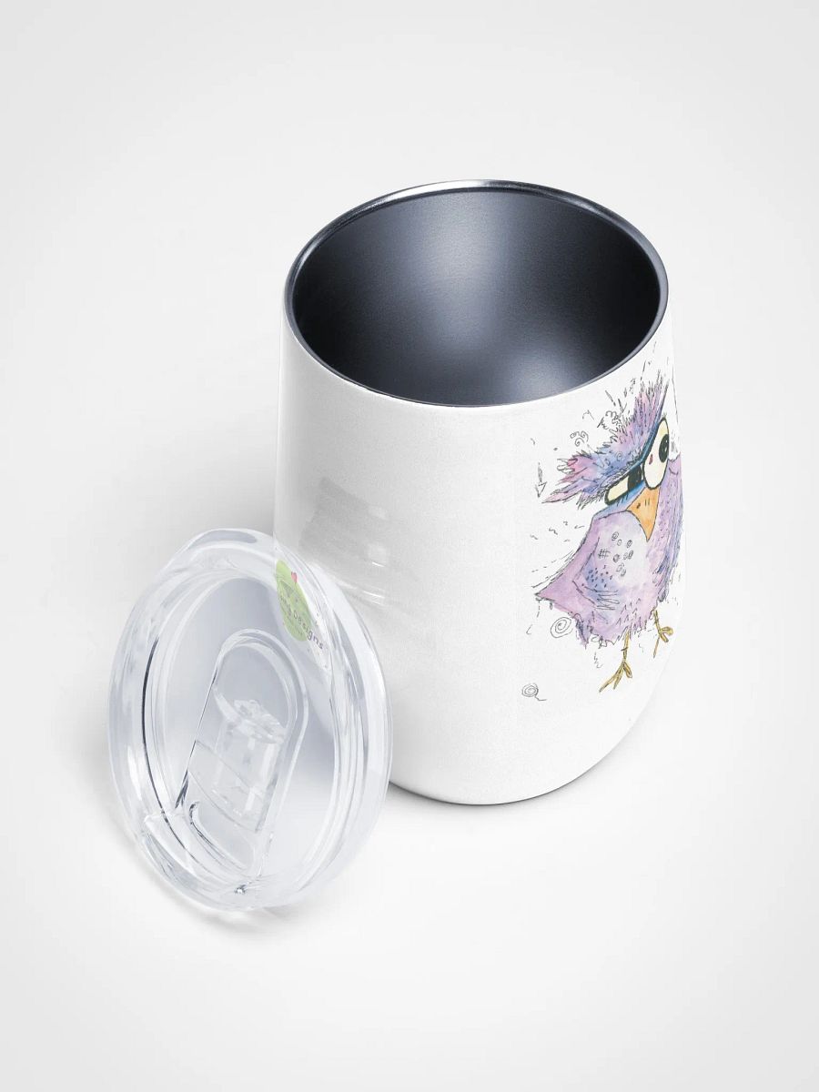 Ging Ging Grumpy Bird Wine Tumbler product image (2)