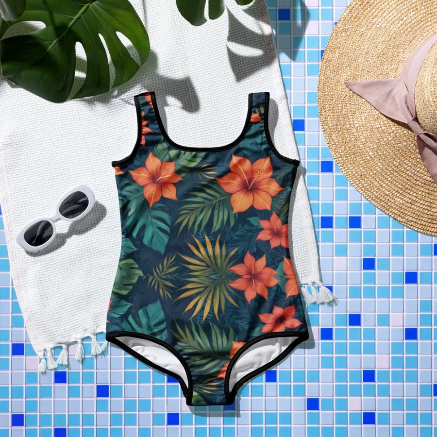 Exotic Bloom Youth Swimsuit product image (3)