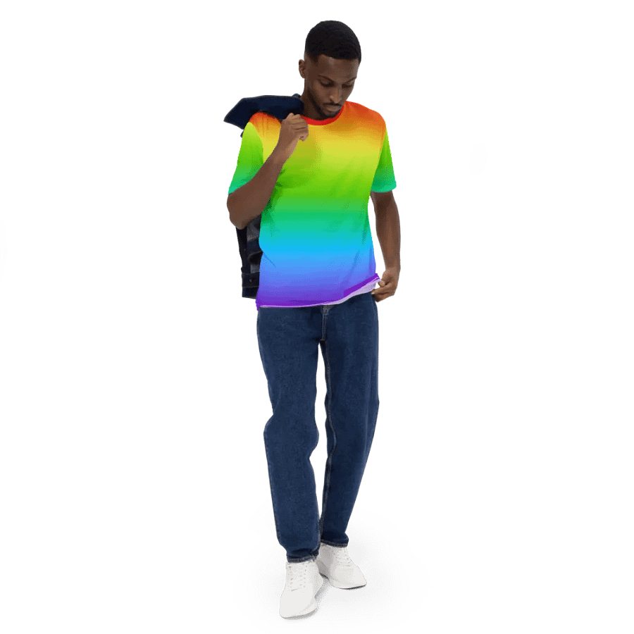 Rainbow Crew Neck T-Shirt product image (7)