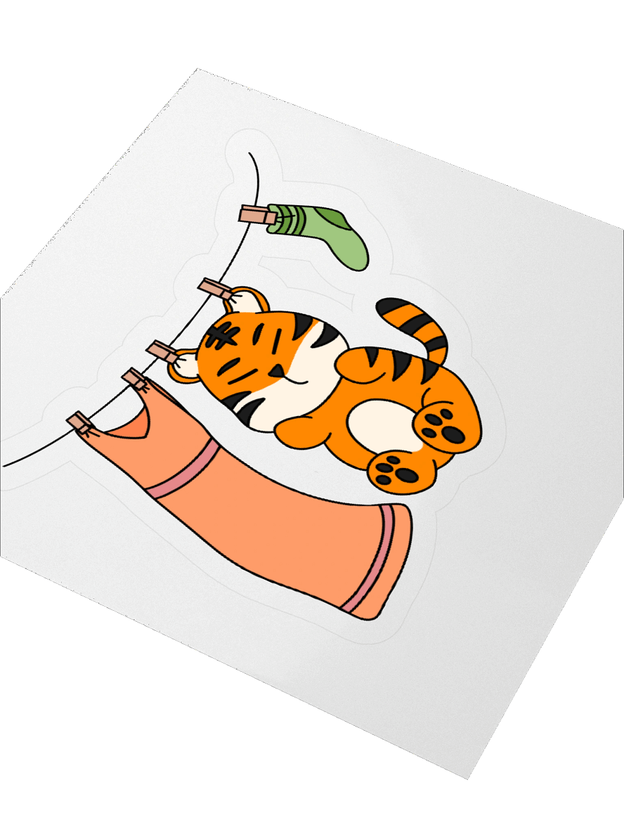 "Hanging in There" Sticker product image (3)