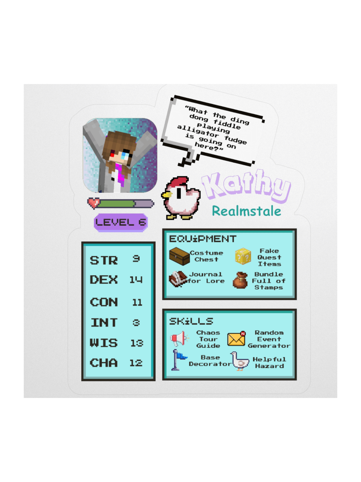 Kathy Profile Sticker product image (1)