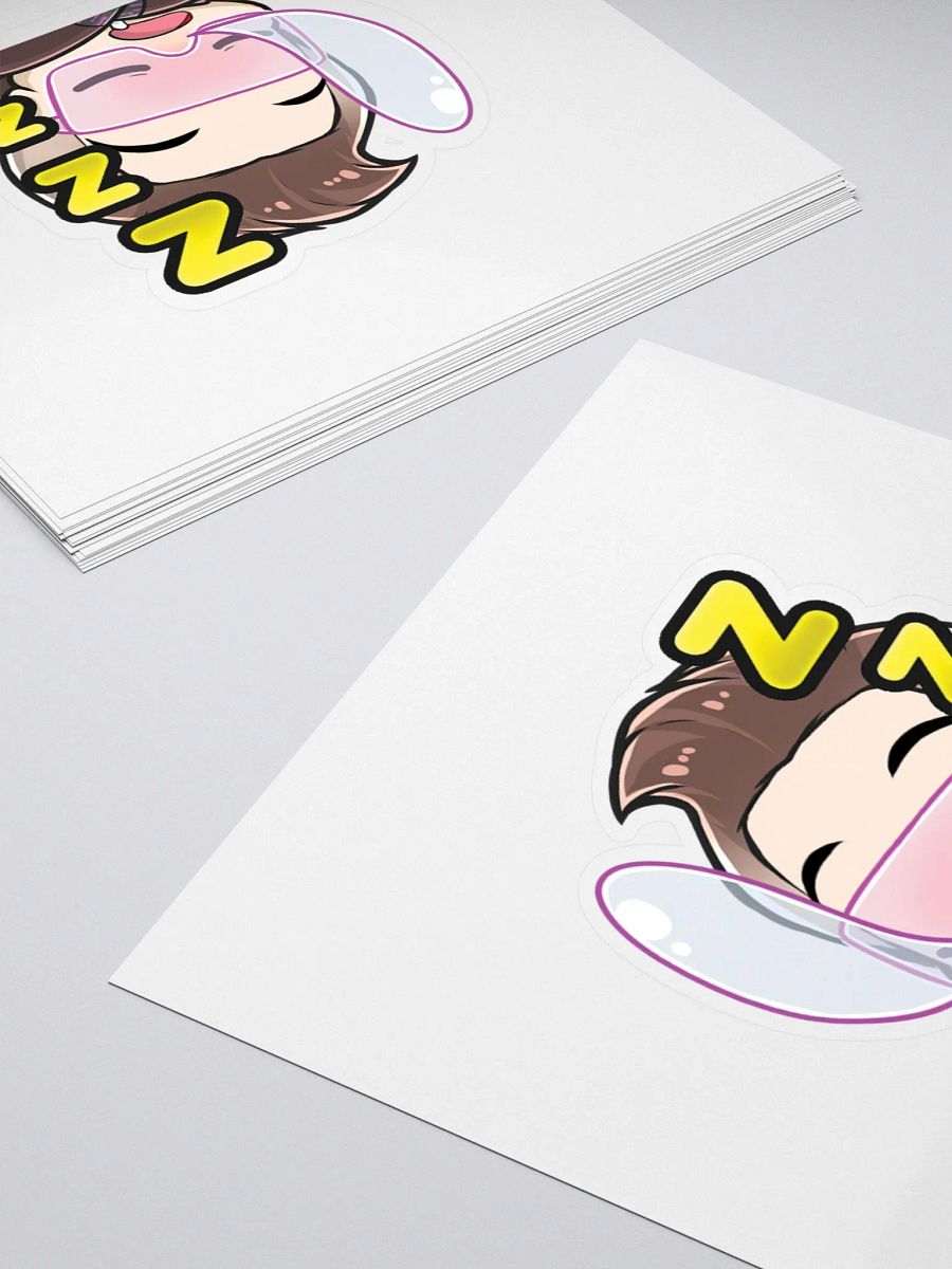 ASMR Destiny 'Sleepy' Kiss Cut Sticker product image (10)