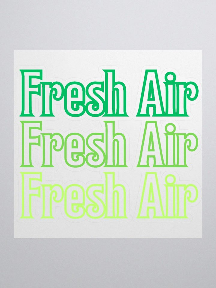 Fresh Air Sticker product image (1)
