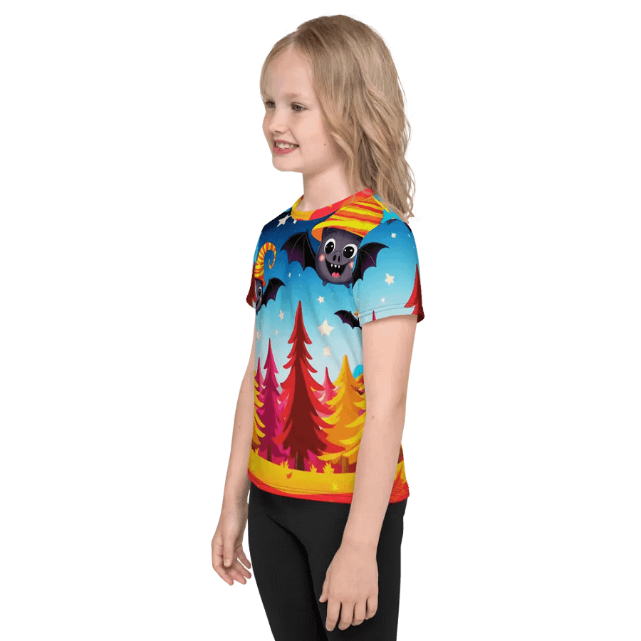 Rainbow Bat Magic Kids T Shirt product image (6)