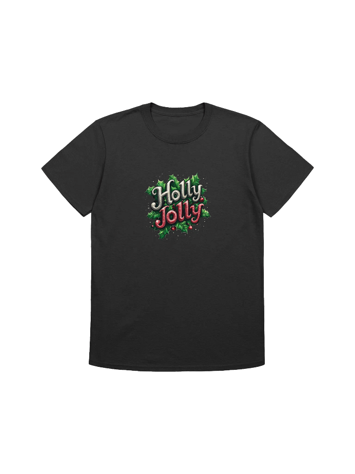 Vintage Style Holly Jolly Christmas Unisex T-Shirt product image (6)