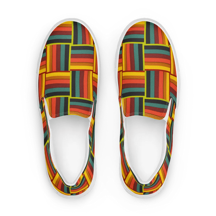 Cute Multi Color-Women's Slip-On Canvas Shoes product image (2)