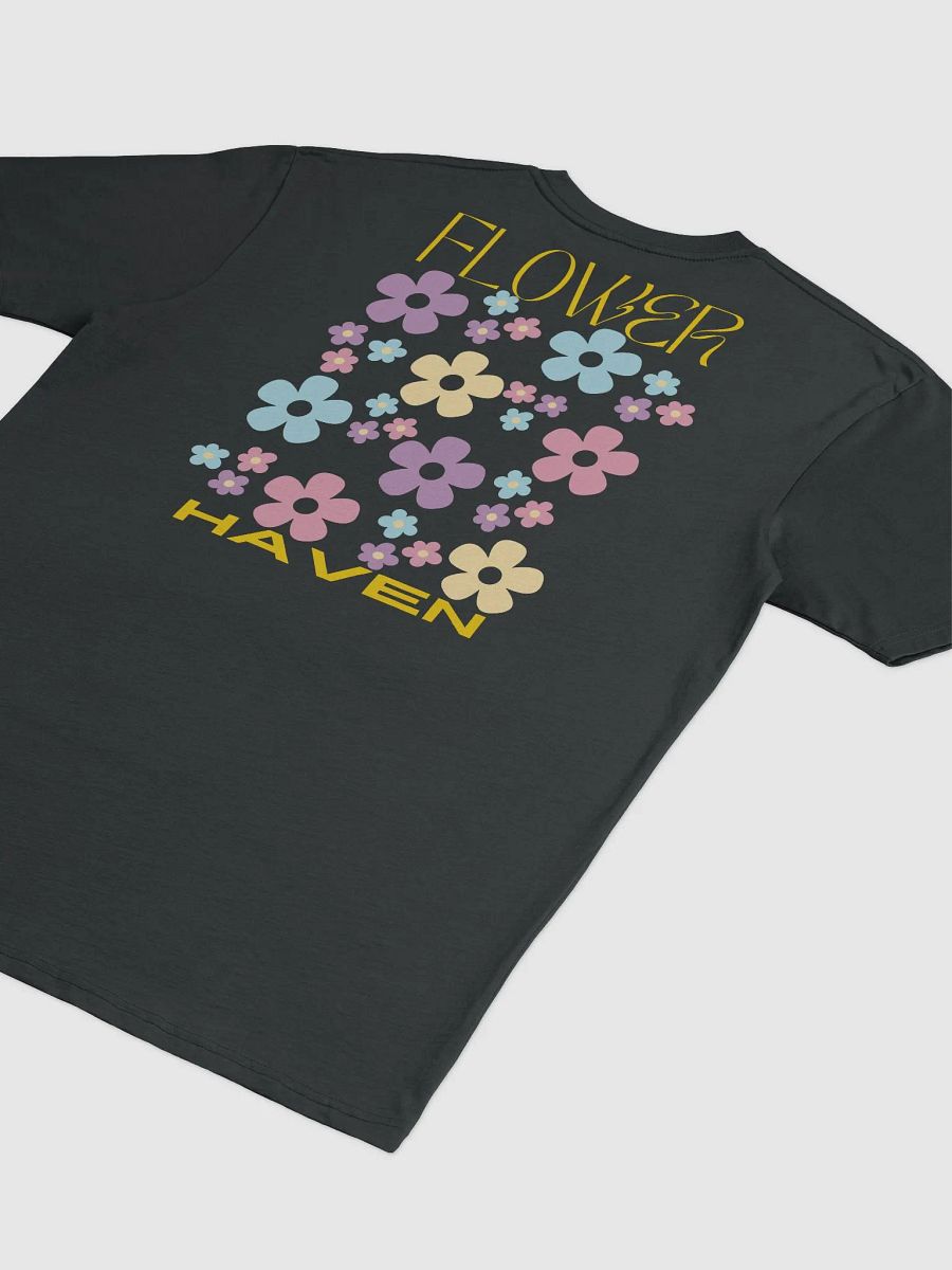 Floral Bliss Men's Premium Tee - back and crest print product image (4)