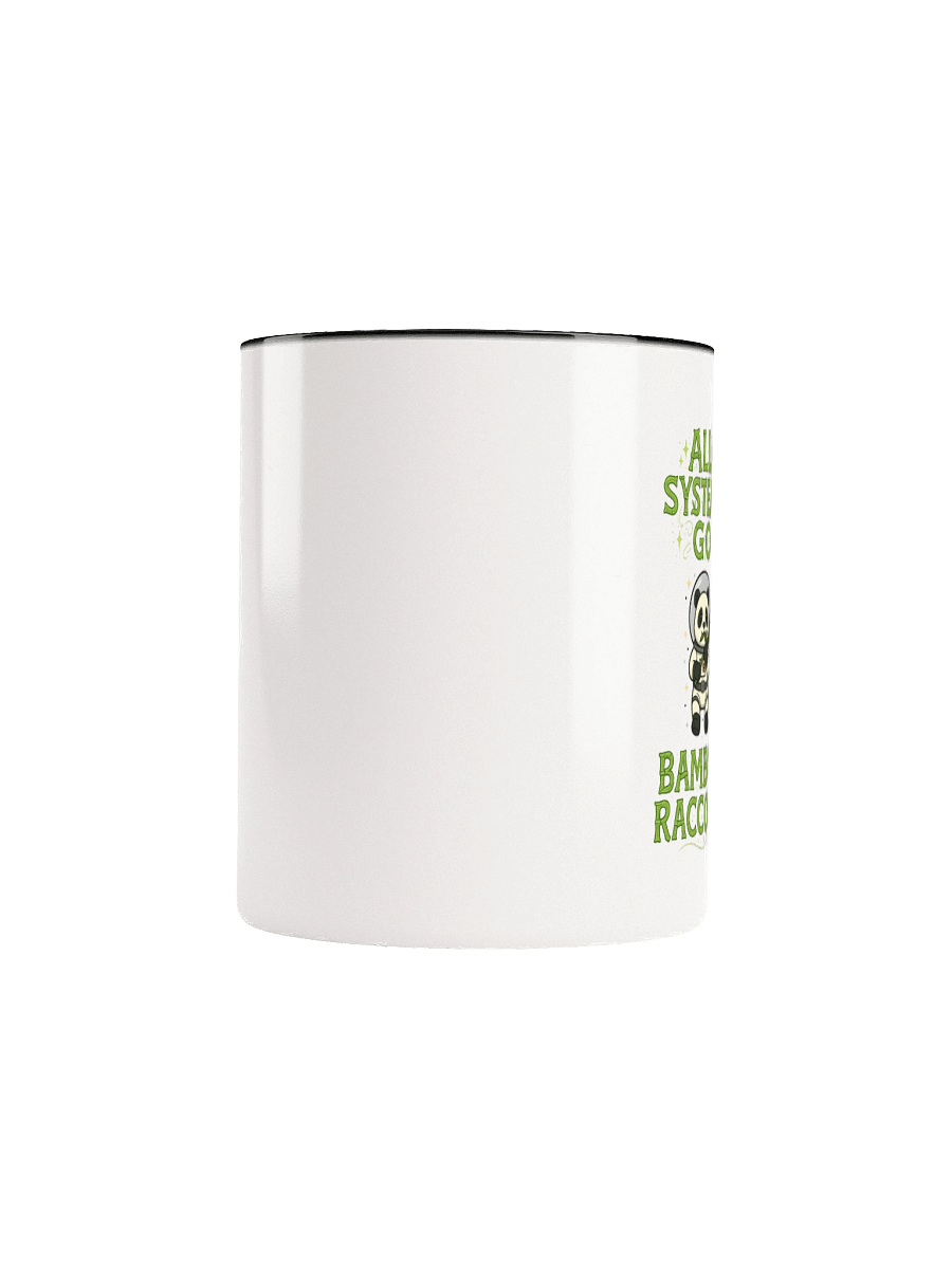 All Systems Go Bamboo Raccoon Accent Mug product image (9)