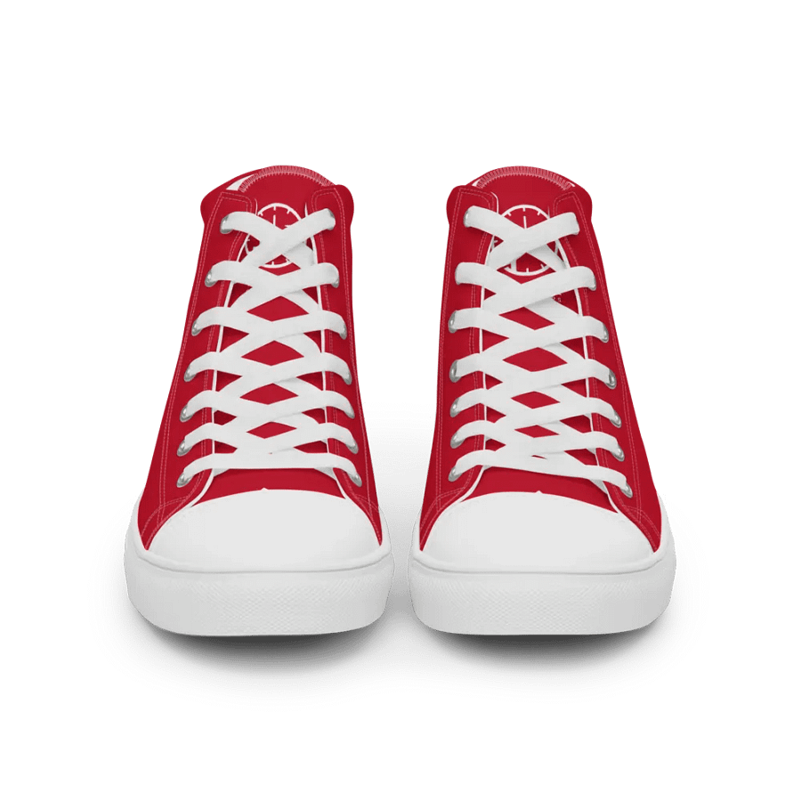 Red Classic Canvas High Tops product image (3)