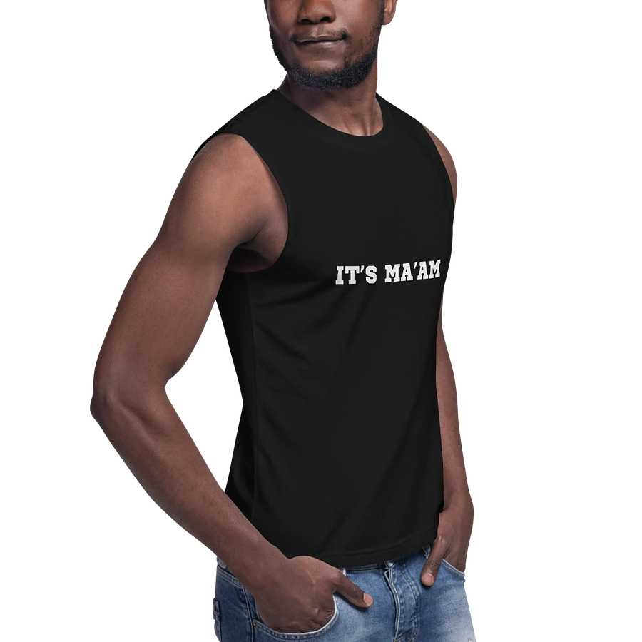 IT'S MA'AM UNISEX MUSCLE TEE product image (8)