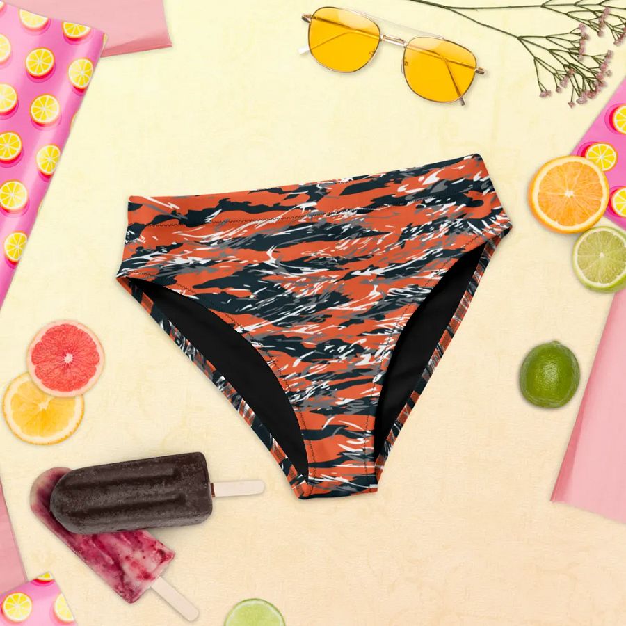 Tiger Camo High Waisted Bikini Bottom product image (11)