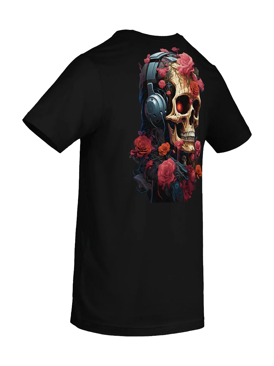 Floral Skull Graphic Oath Esports Logo T-Shirt product image (69)