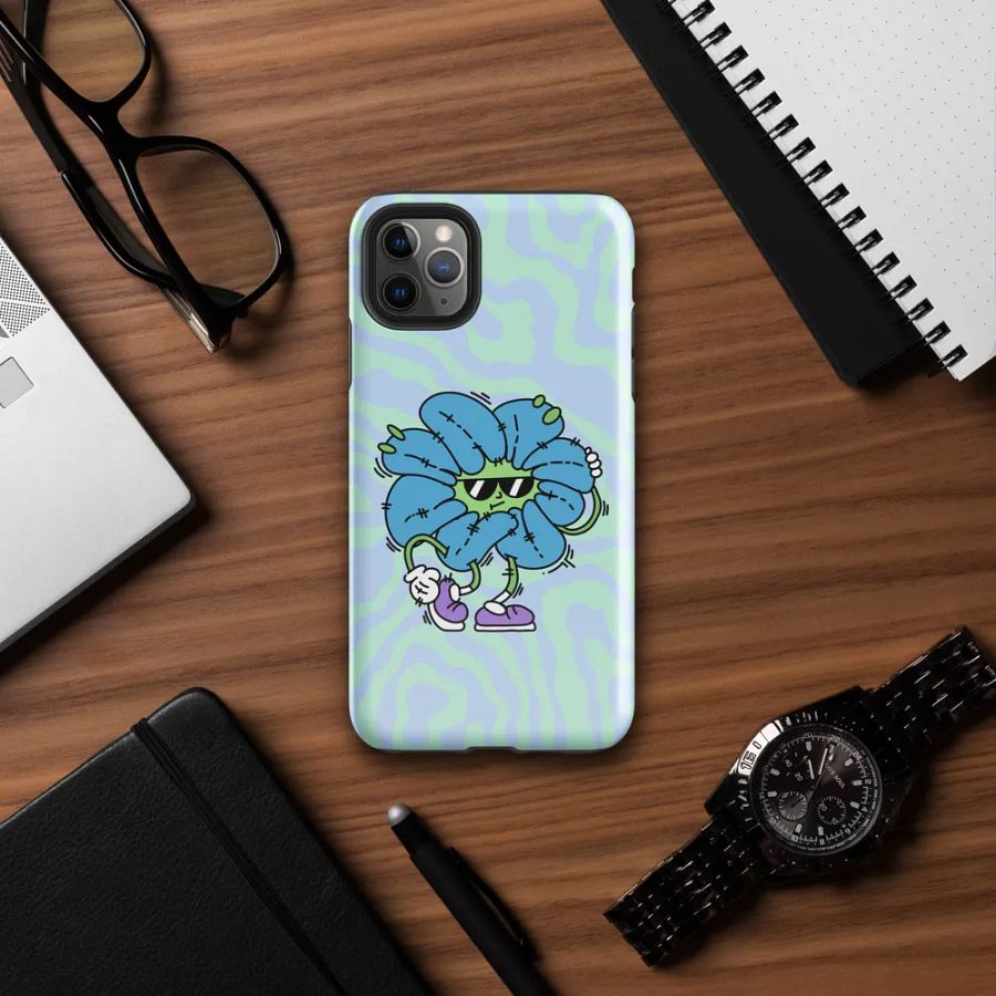 Blue Flower Guy Tough iPhone Case product image (39)