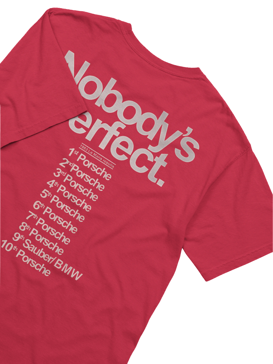 Nobody's Perfect - Mans 1983 Porsche T-Shirt product image (3)