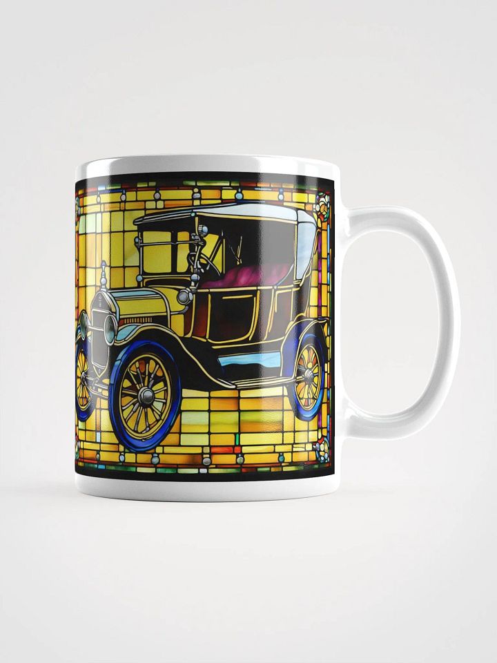 #003 Old Yellar Model-T Stained Glass Mug product image (3)