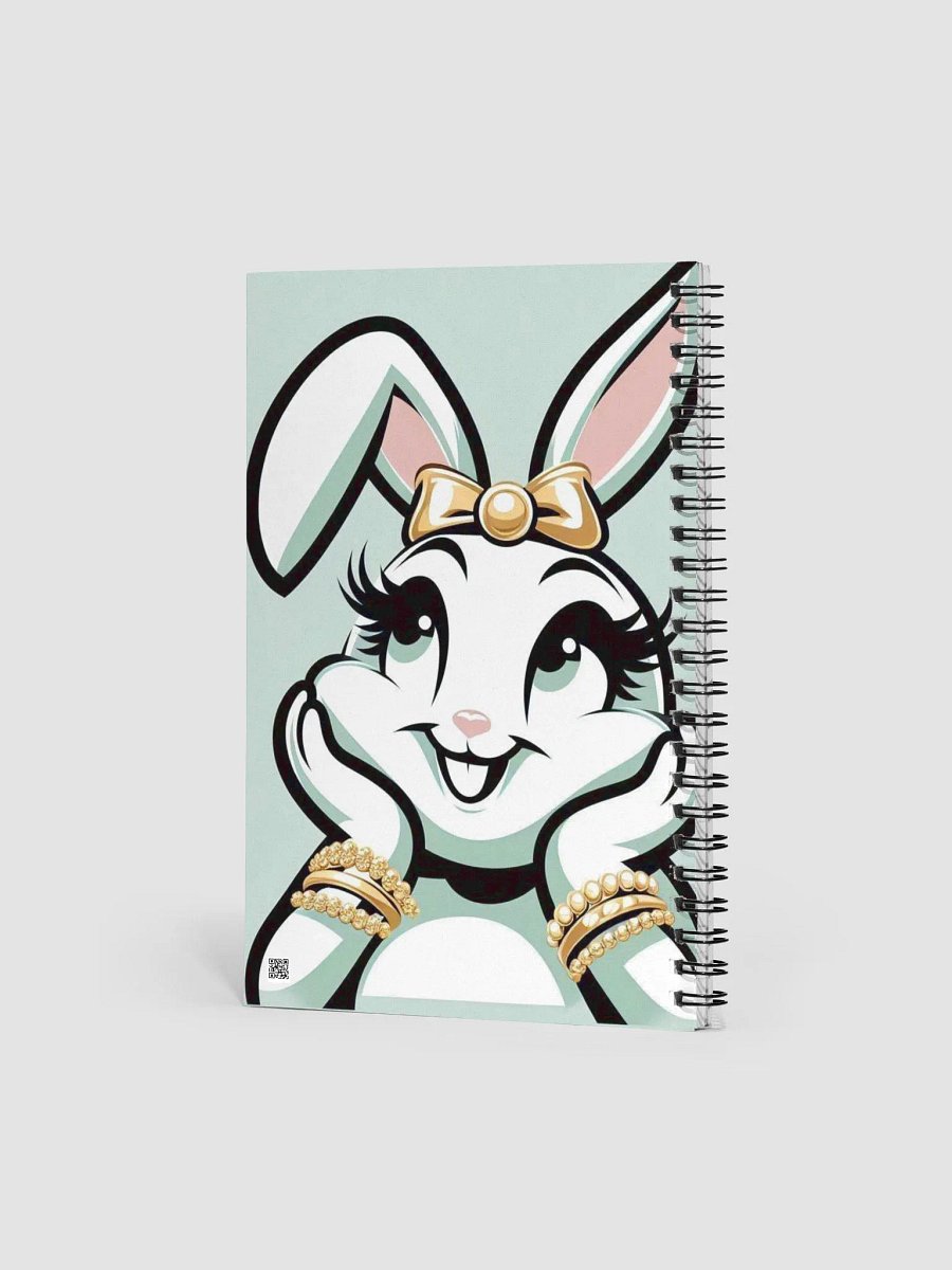 Golden Rabbit Dreams Spiral Notebook product image (2)