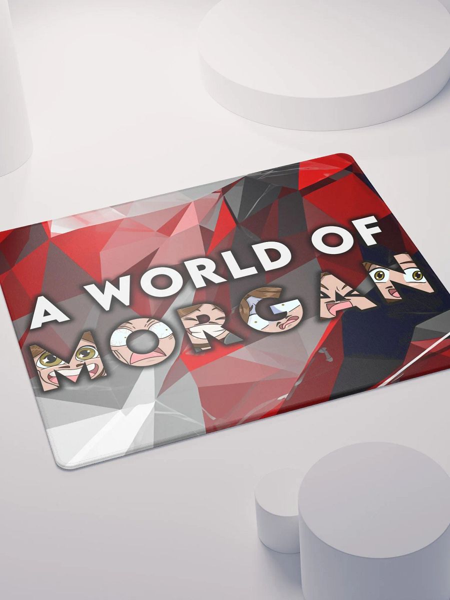 A World of Morgan Deskmat - Black, White and Red product image (8)