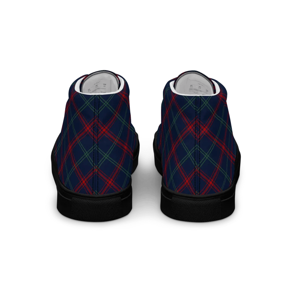 Lynch Tartan Men's High Top Shoes product image (6)