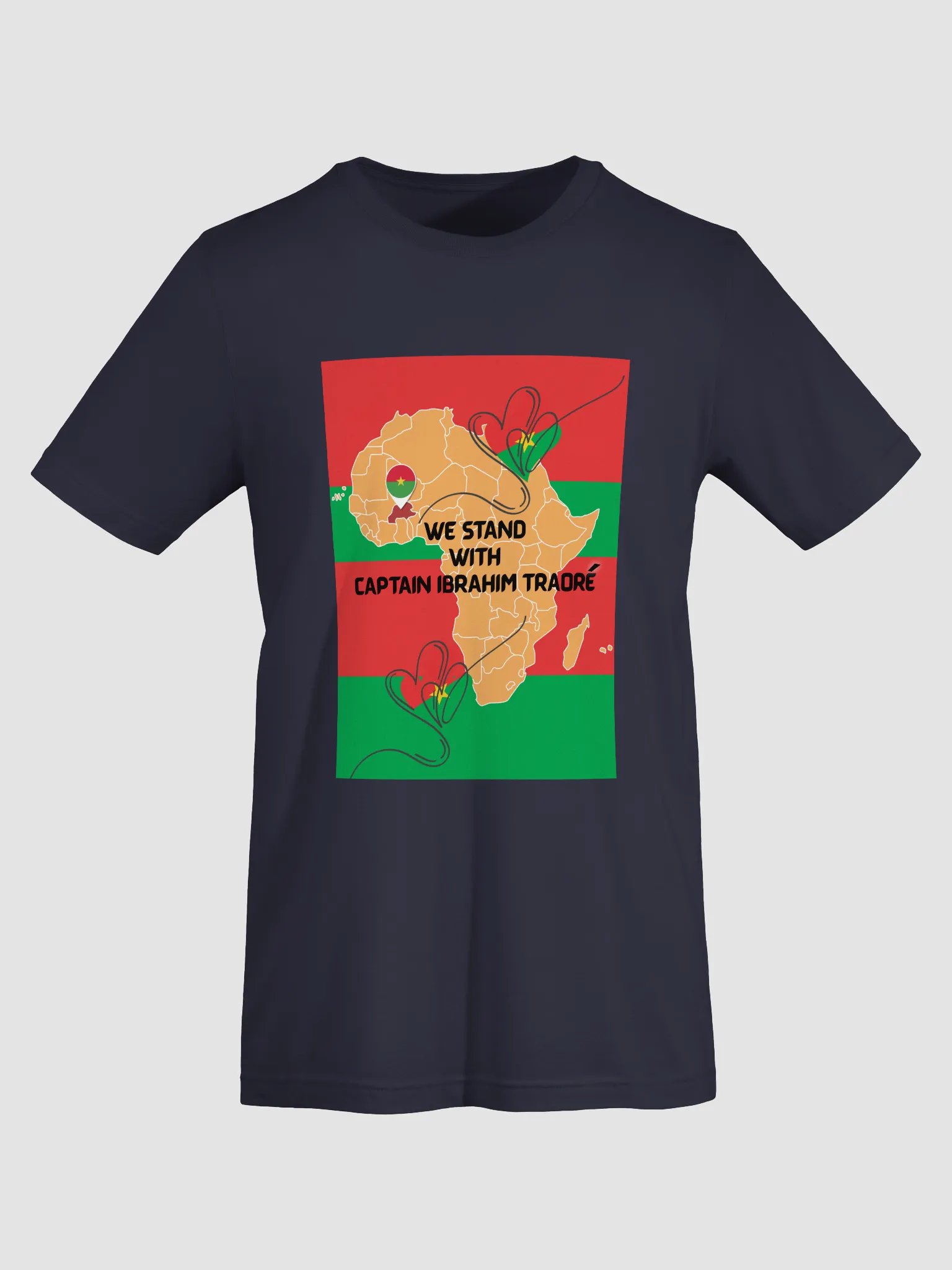 Women's Stand with Captain Ibrahim Traoré Tee product image (7)