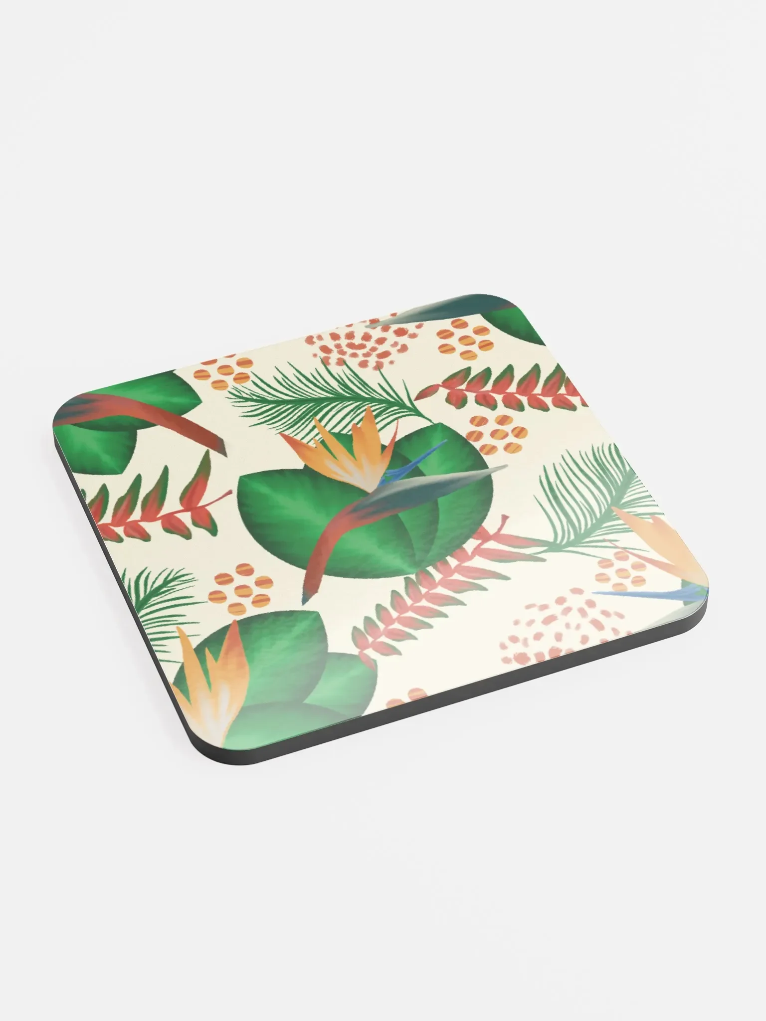 El Yunque Tropical Rainforest Beige Coasters product image (2)
