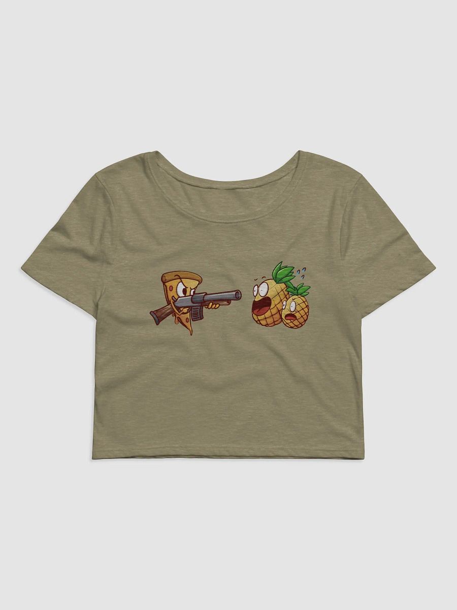 Pizza hates Pineapple Women's Crop product image (1)