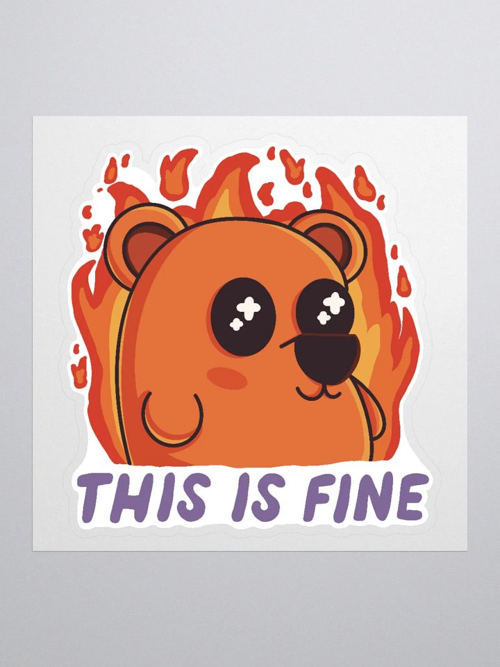 This is Fine Behr Kiss Cut Sticker product image (1)