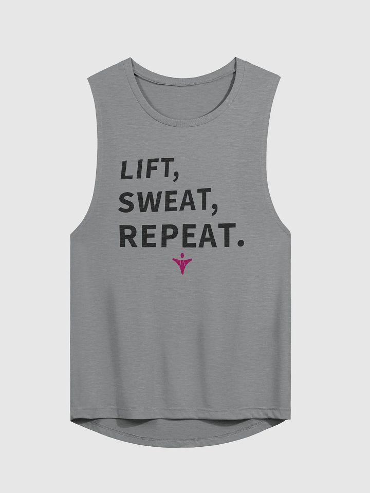 LIFT SWEAT REPEAT | Muscle Tank (Dark Text) product image (3)