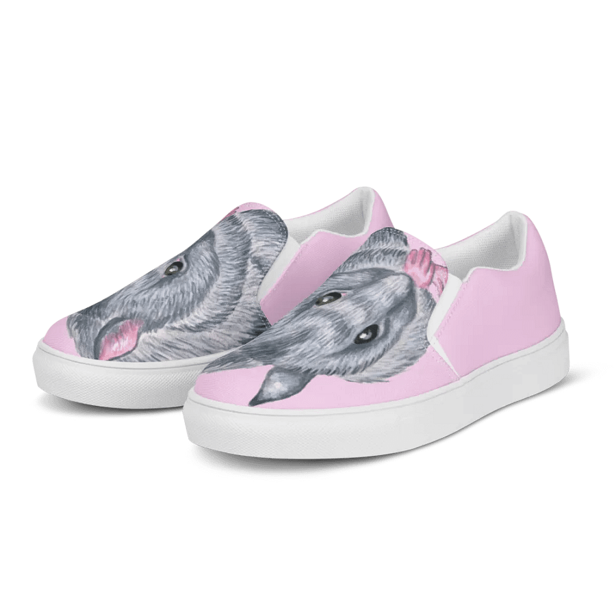 Blue rat slip on canvas shoes product image (3)