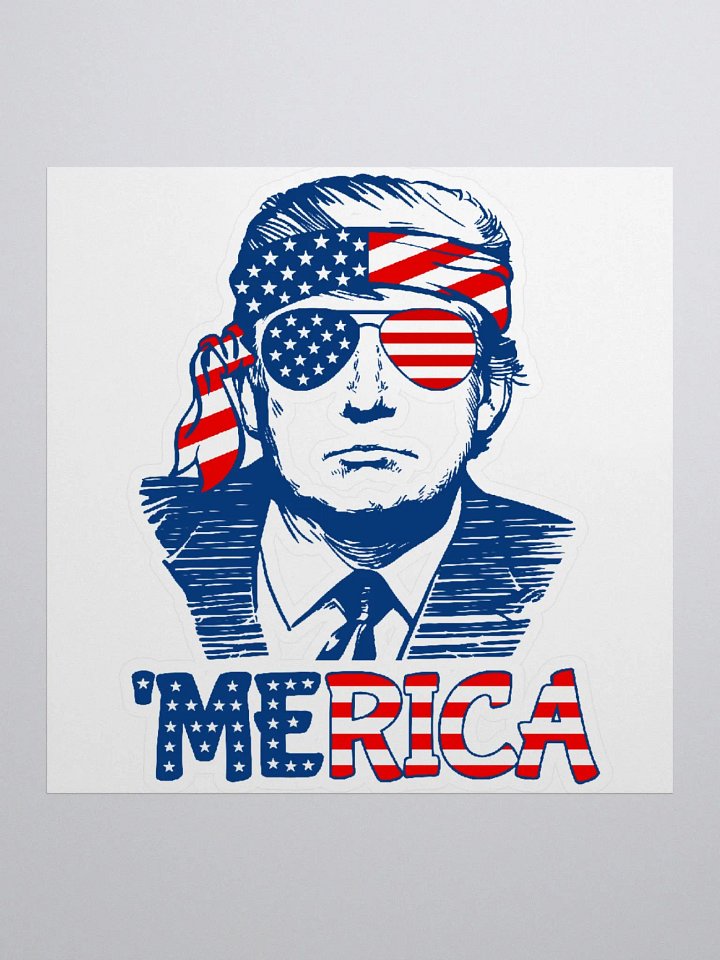 Trump Merica - Kiss Cut Sticker product image (1)