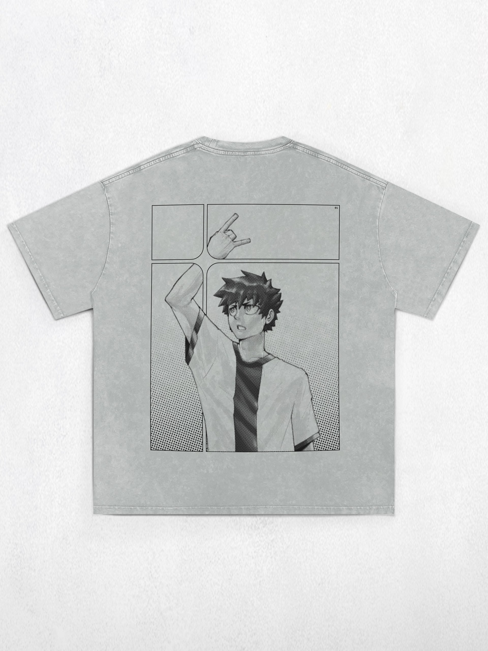 "HERO" SHIRT (grey) product image (1)