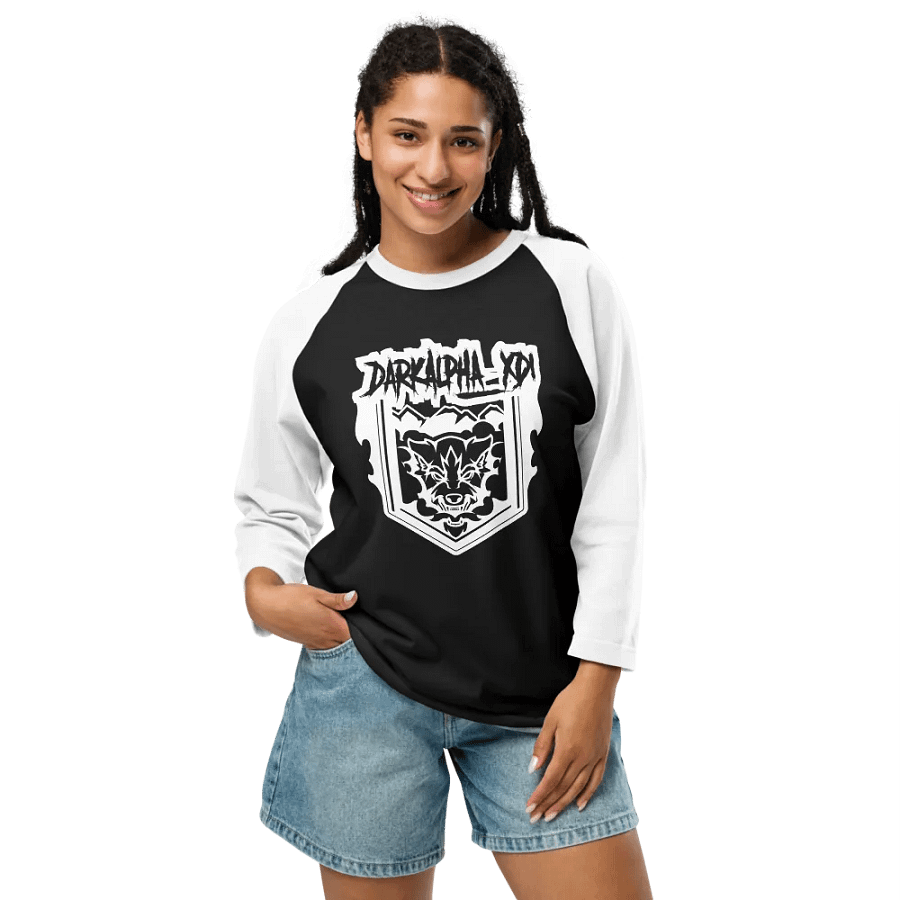 DarkAlpha Logo, Baseball T product image (7)