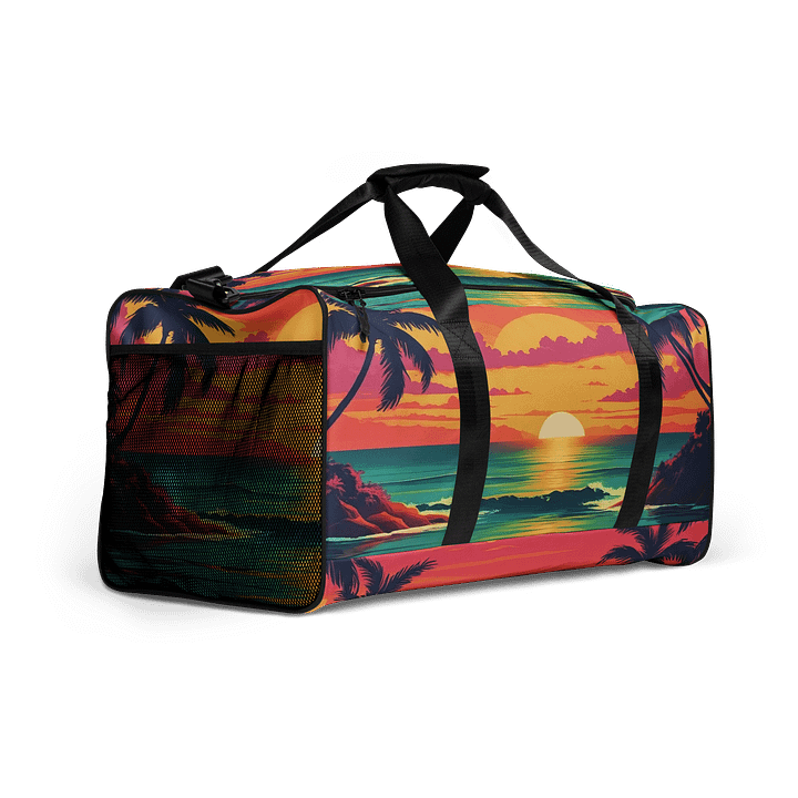 Tropical Sunset All-Over Duffle Bag product image (2)