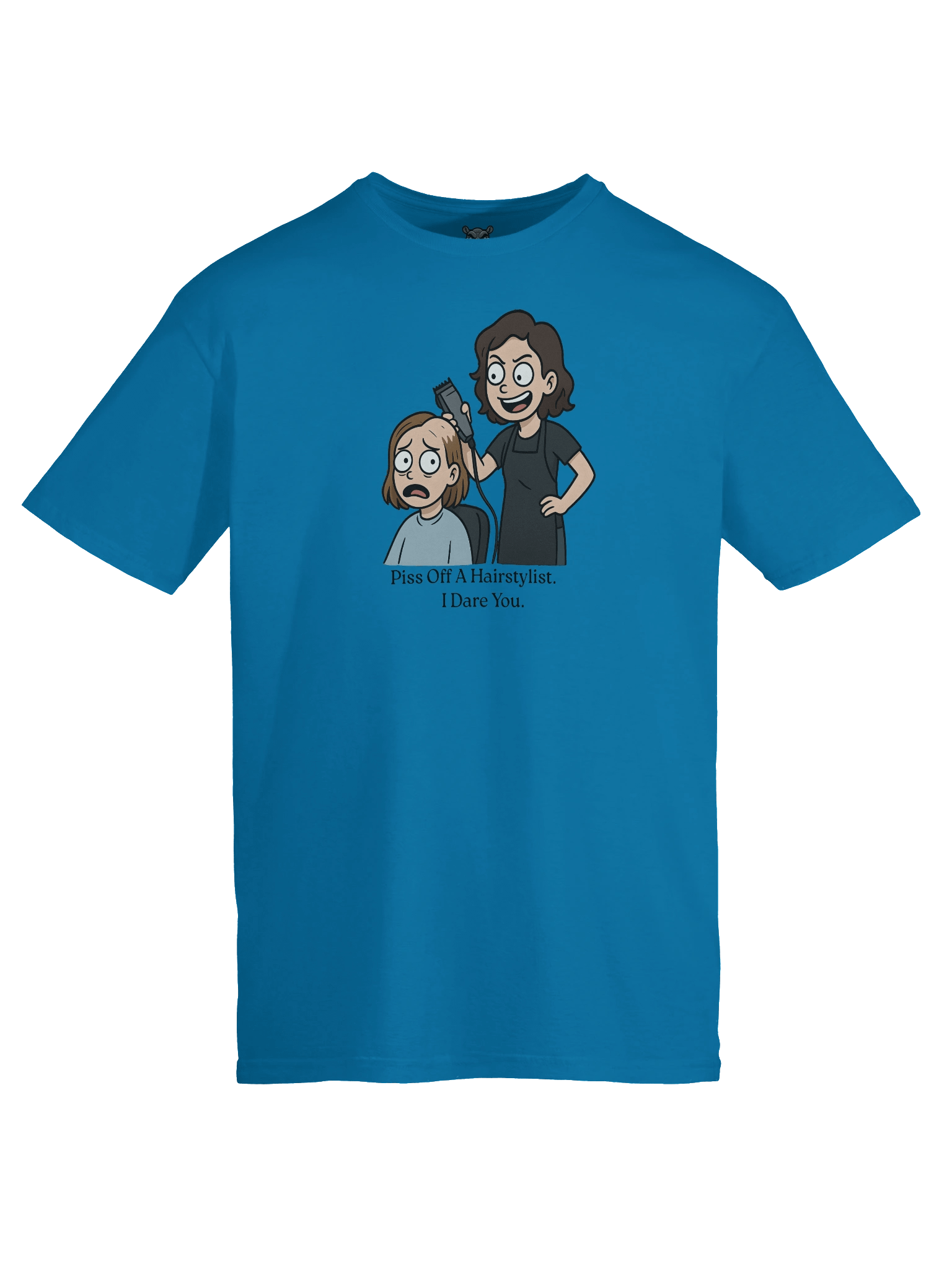 “Piss Off A Hair Stylist. I Dare You.” Funny Stylist T-Shirt | Sarcastic Hairdresser Shirt product image (3)