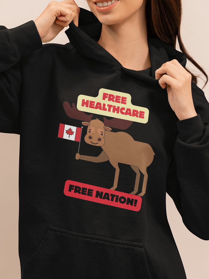 Free Healthcare Moose Classic Hoodie product image (1)