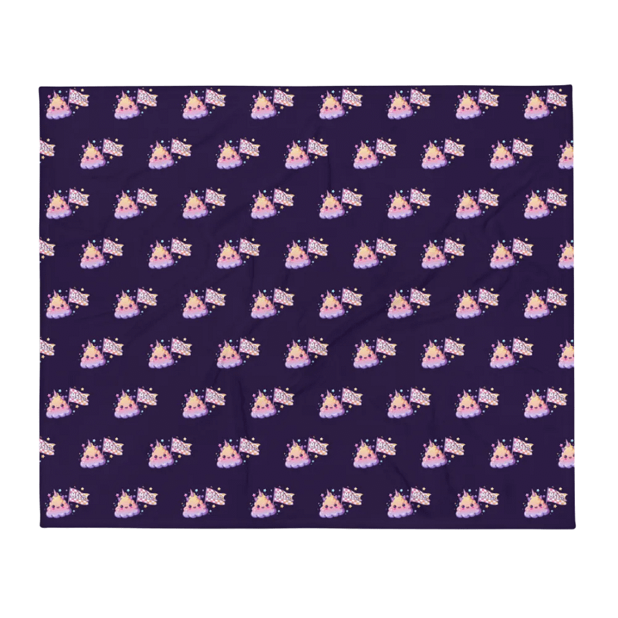 MSLA Sparkle Poop - Throw Blanket product image (2)