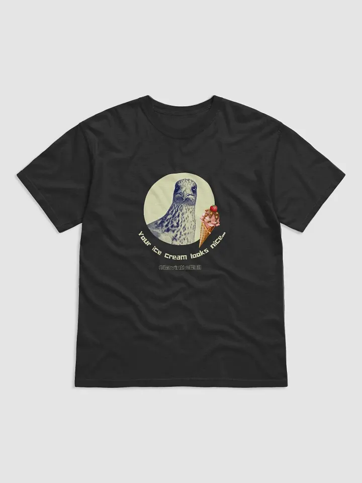 Gavin the Gull - Your ice cream looks nice... Heavyweight t-shirt product image (1)