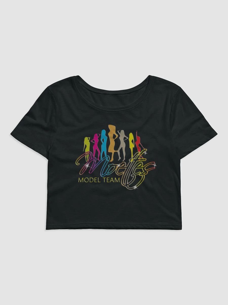 MOETTES PASSION CROP TEE BLK (MODEL TEAM EDITION) product image (1)