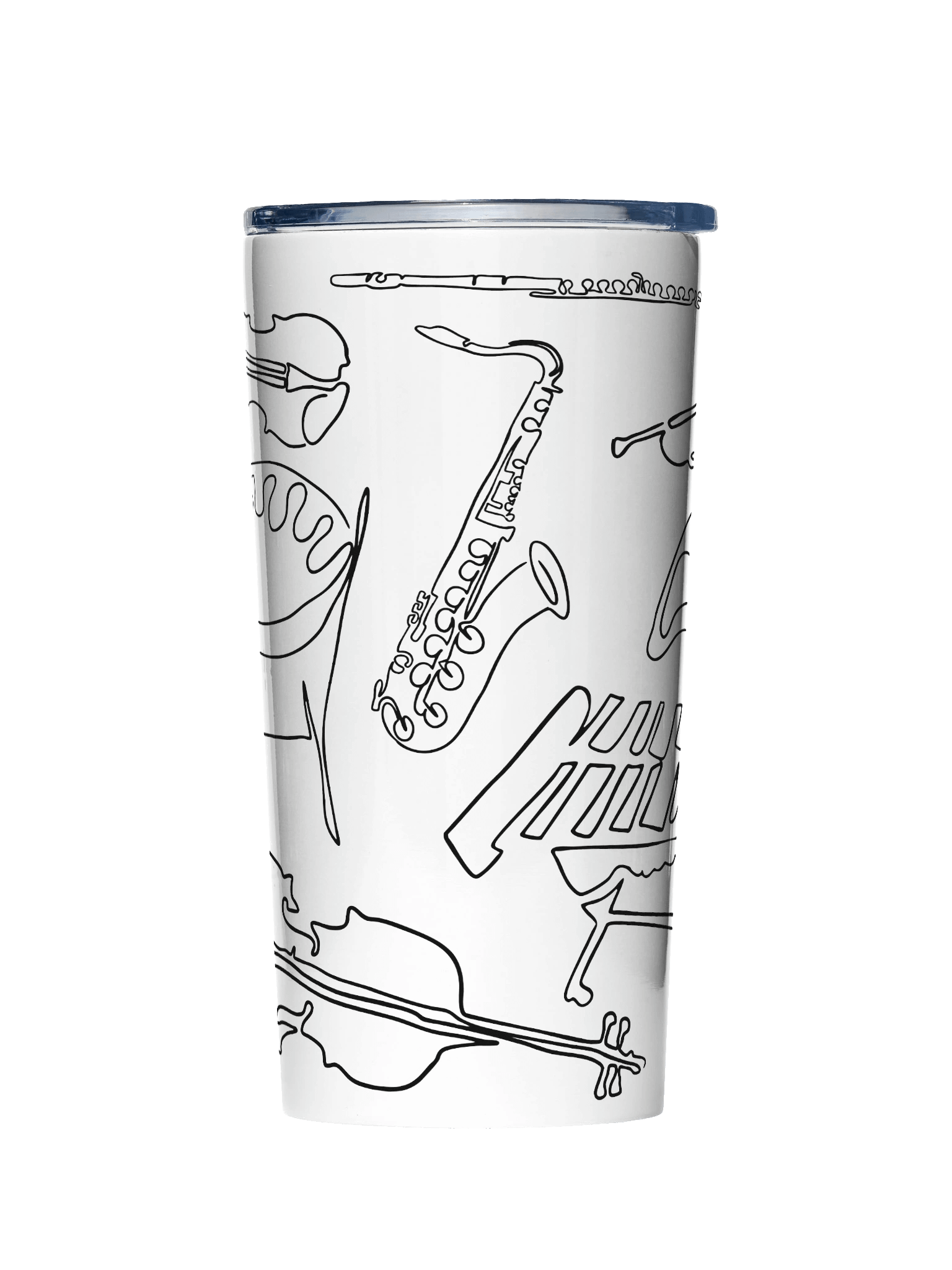 MYSO Musical Instruments 20oz Tumbler - Black Design product image (1)