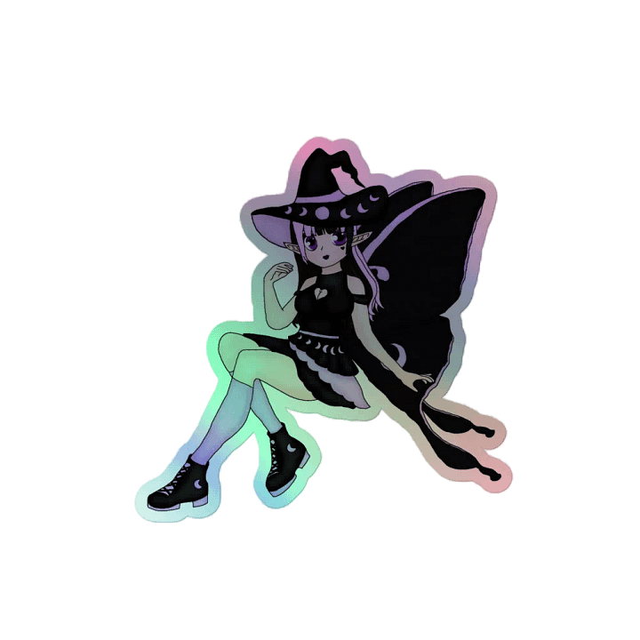 Holographic Alt Goth Witch Mystic Sticker product image (2)