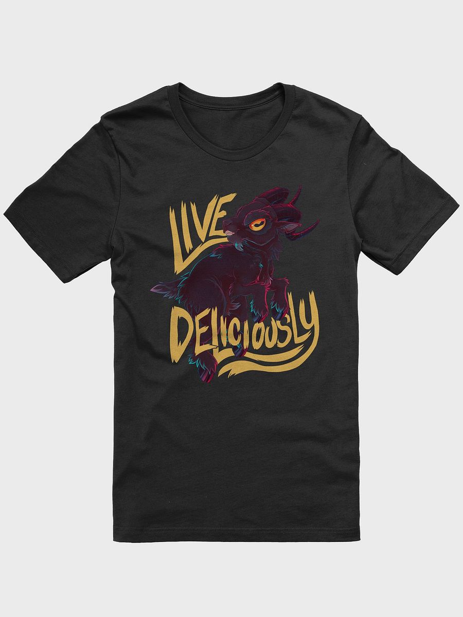 LIVE DELICOUSLY | Front printed Tee [ PRINT ON DEMAND ] product image (1)
