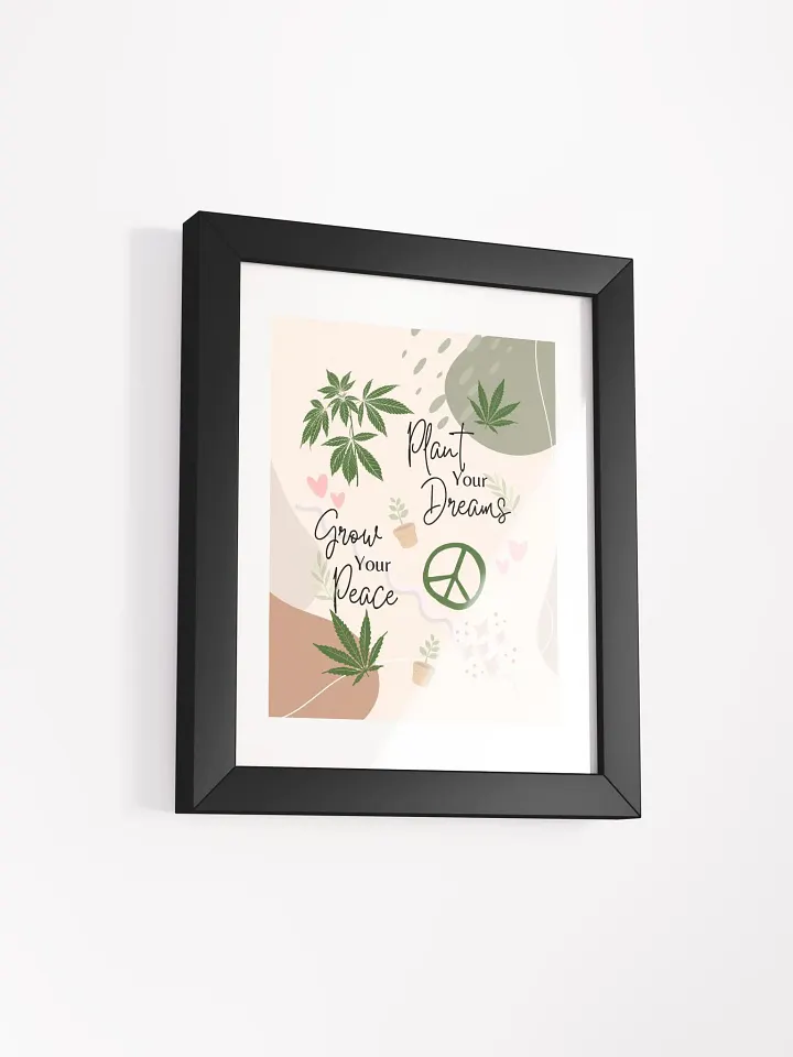 Grow Peace Botanical Dreams Framed Poster product image (5)