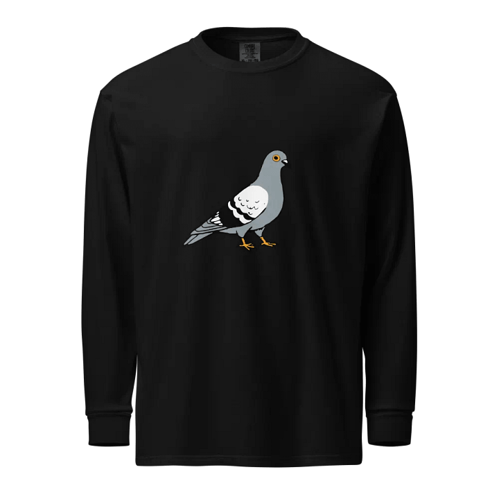 Pigeon Illustration Long Sleeve Shirt product image (1)