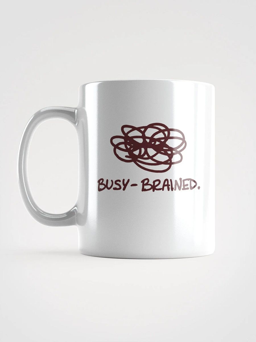 BUSY-BRAINED (maroon design) mug product image (12)