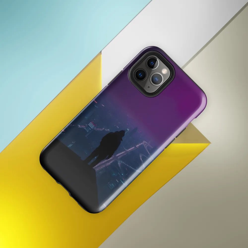 Magenta Skyline - iPhone Tough Case product image (33)