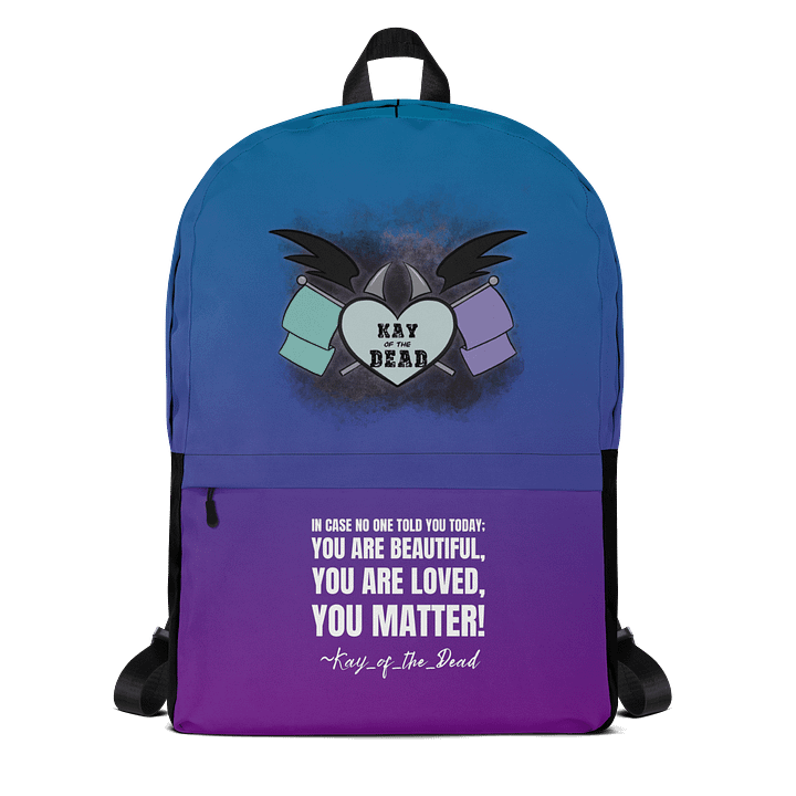 Kay_of_the_Dead Logo Backpack product image (1)