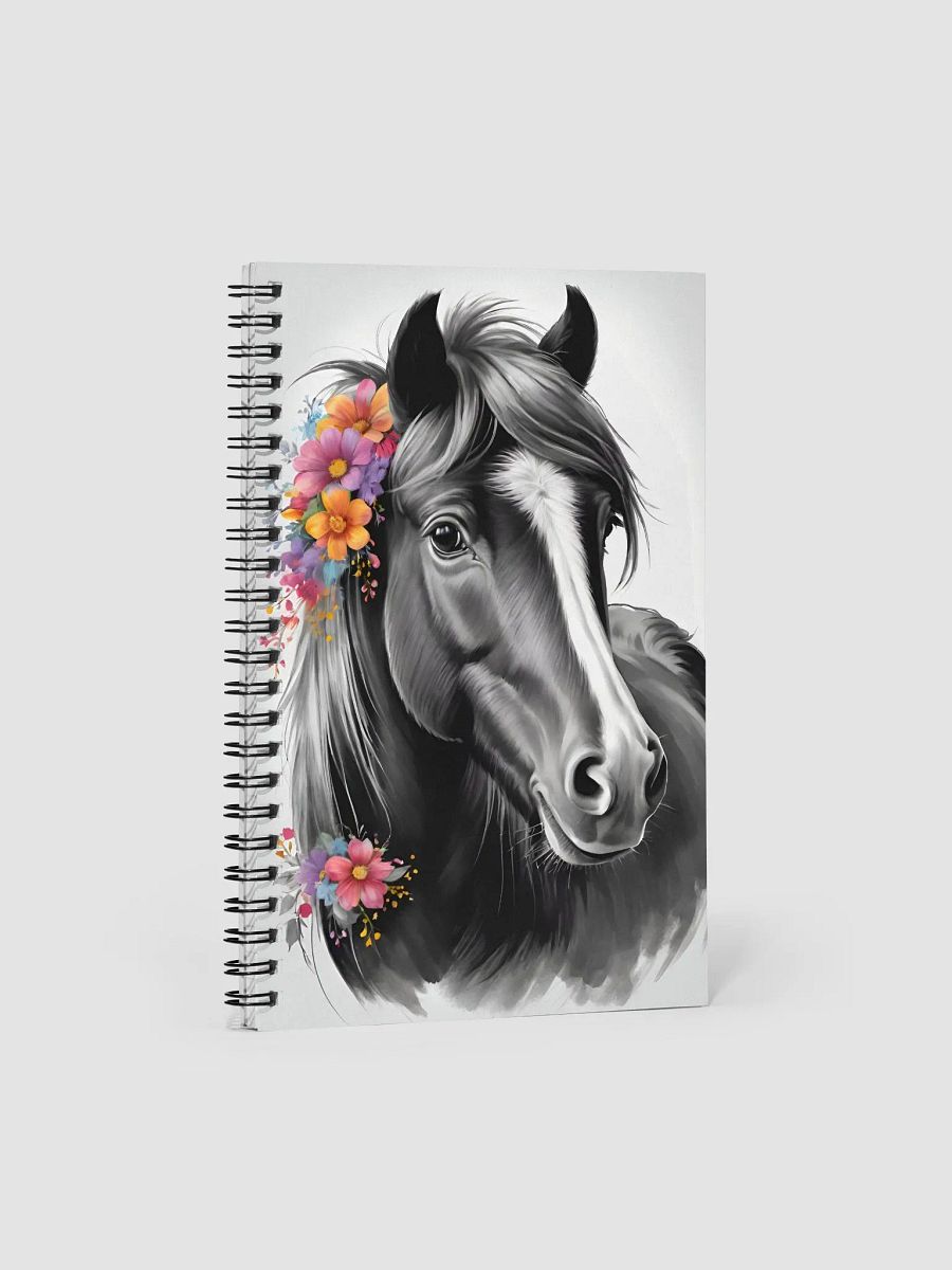 Floral Equine Elegance Spiral Notebook product image (1)
